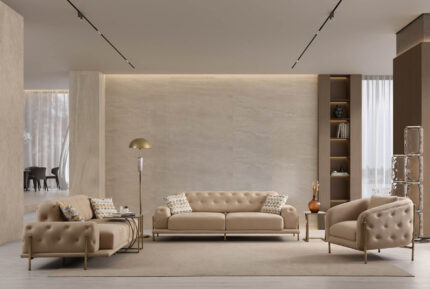 Eos Kapitone Sofa-Set